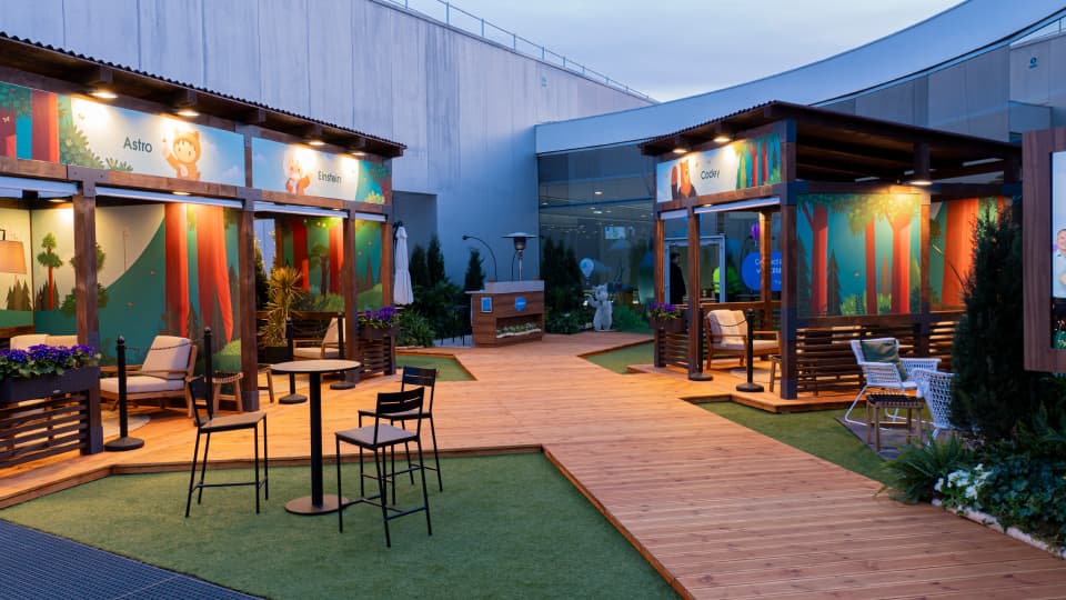 Salesforce Garden at Mobile World Congress