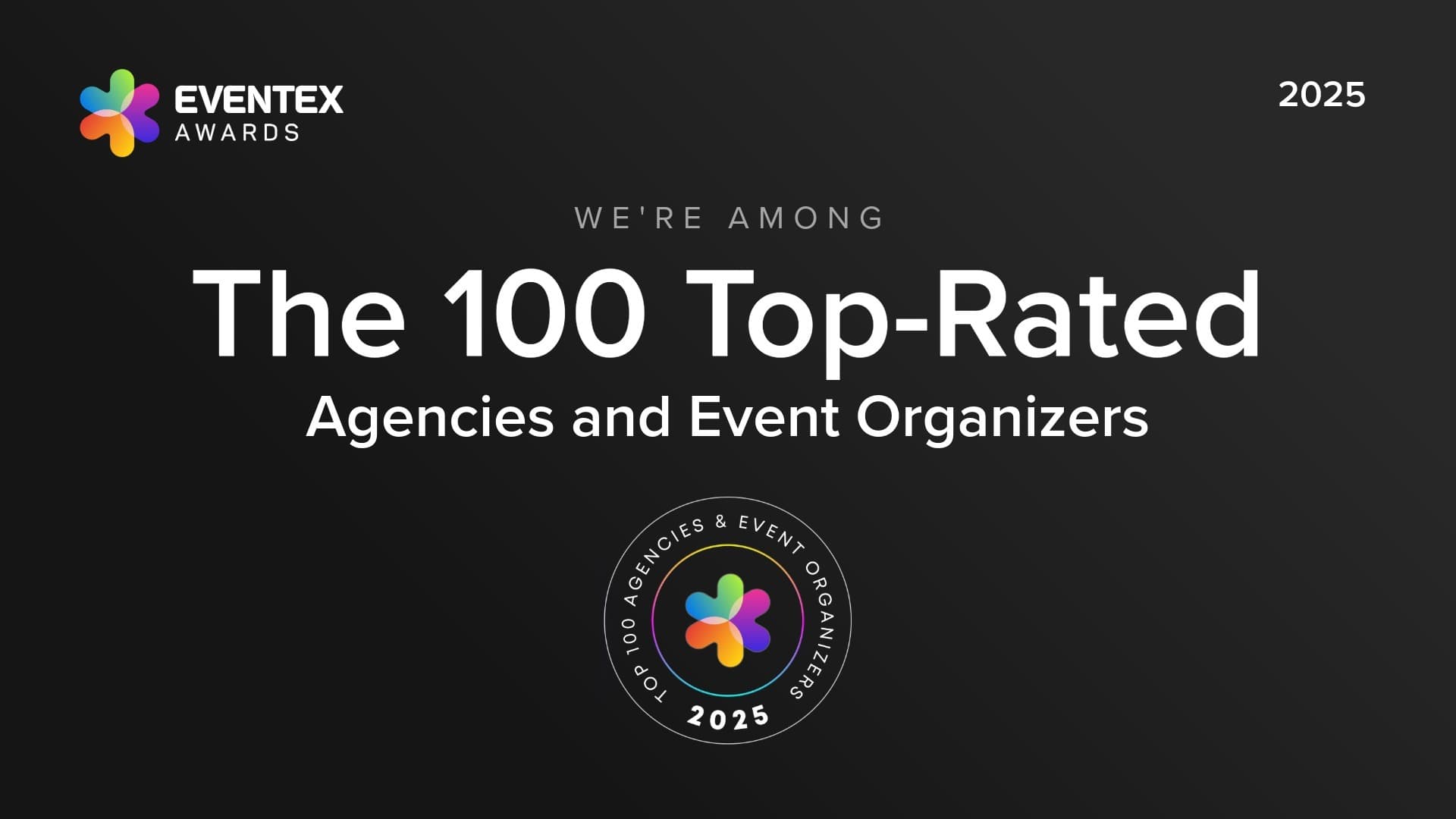 Sparks Named Top 100 Event Agency by Eventex Awards 2025